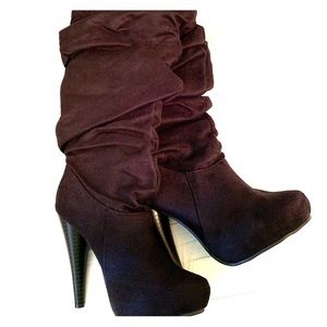 Stiletto Thigh High slouchy Boots